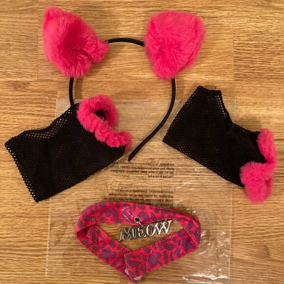 Chic Cat Girls Halloween Costume - Size Medium (7/8YO) - Picture 5 of 7